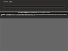 Tablet Screenshot of etour.net